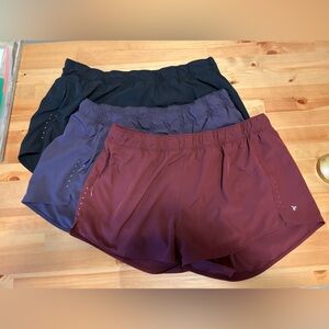 Old Navy active shorts, set of 3
